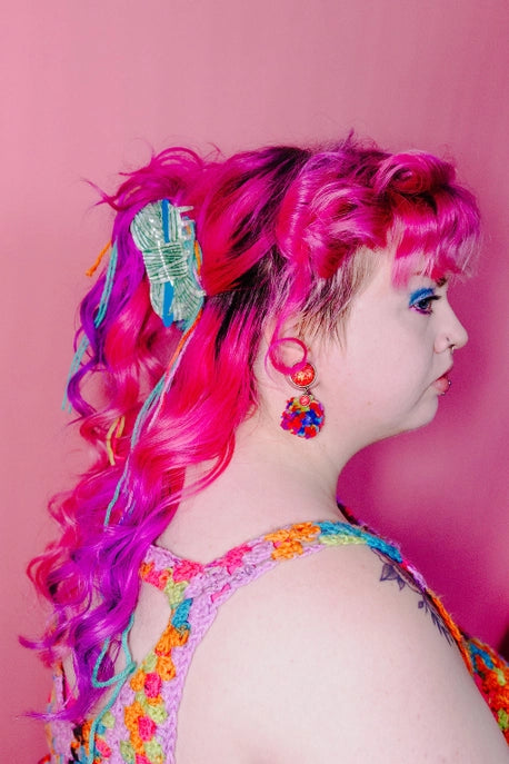 Yarning Hair Claw Clips