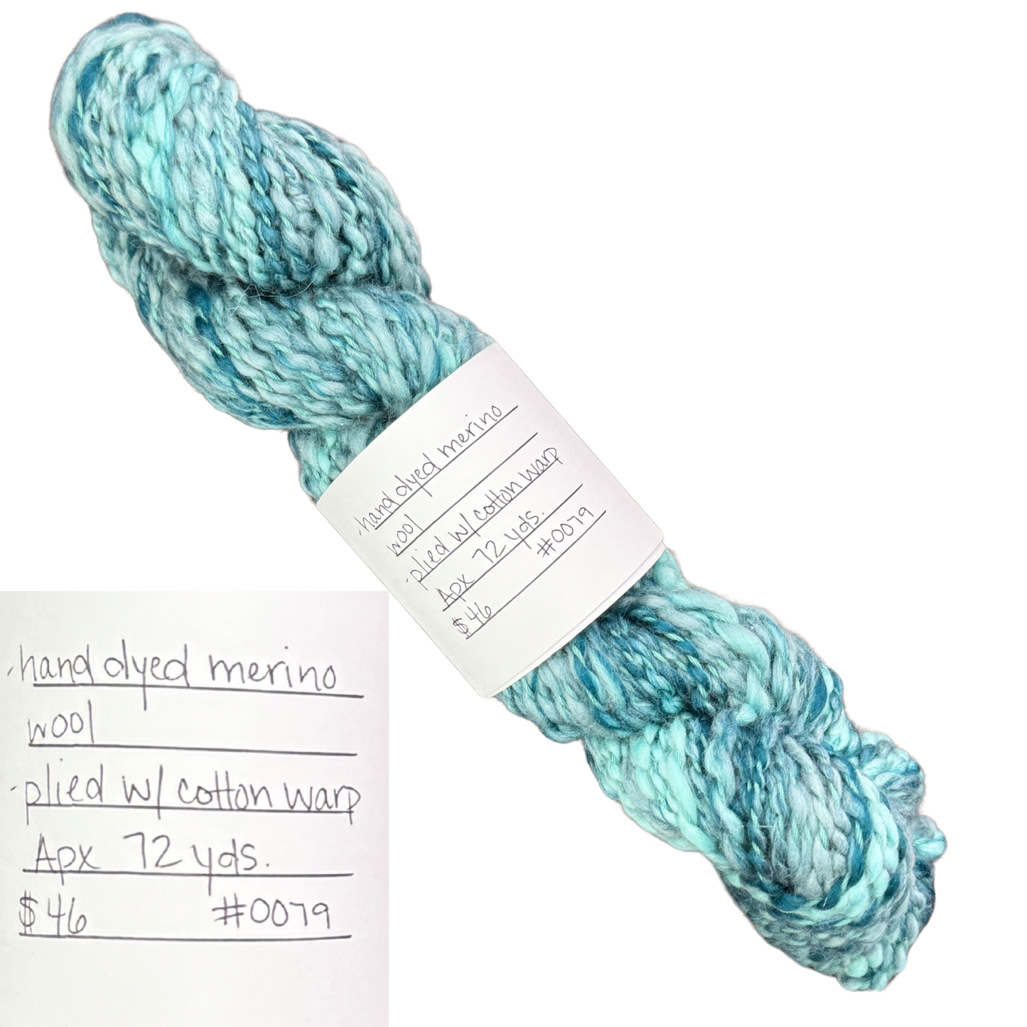 Woven Emerald Hand-Spun Fiber