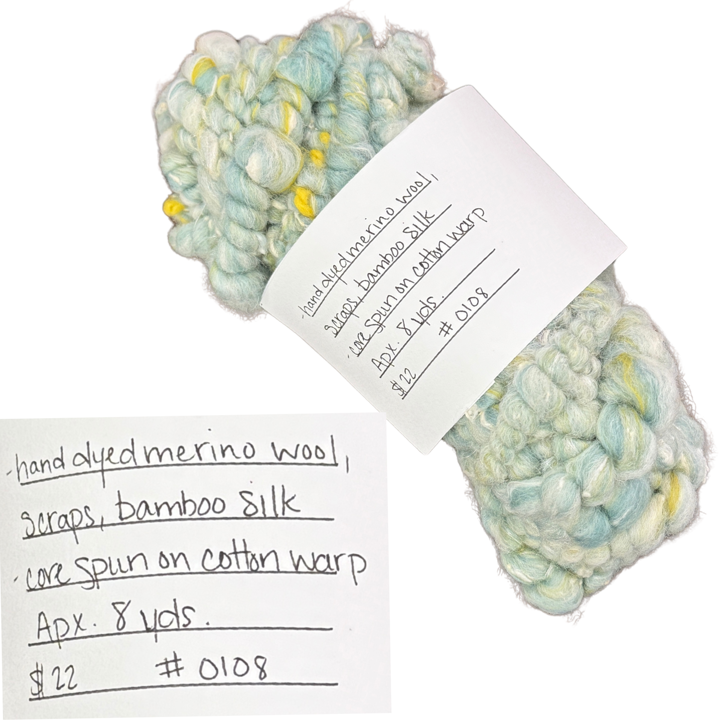 Woven Emerald Hand-Spun Fiber