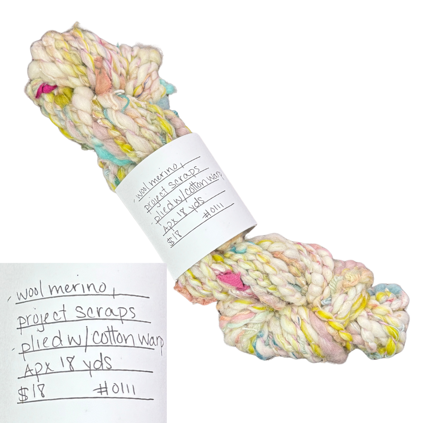 Woven Emerald Hand-Spun Fiber