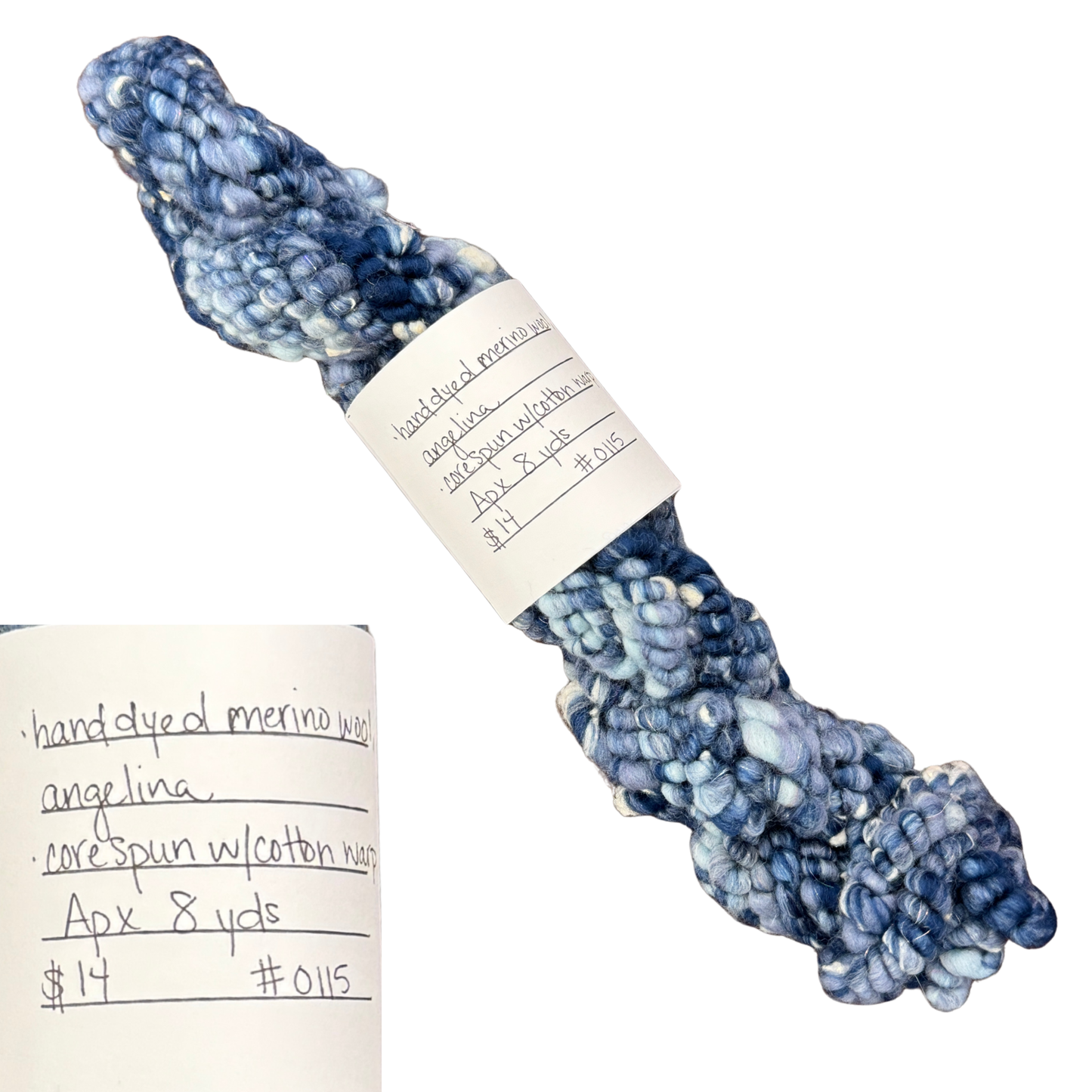 Woven Emerald Hand-Spun Fiber