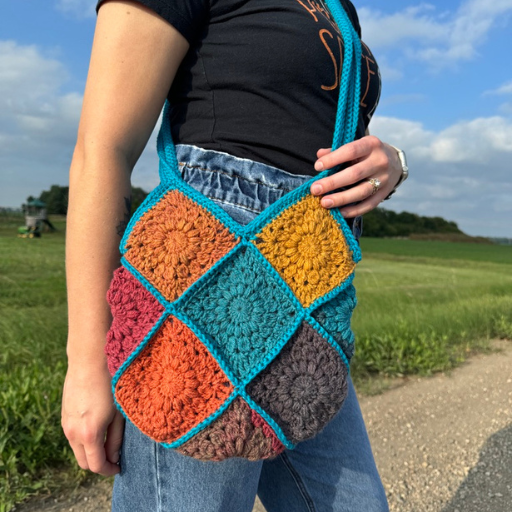 Lucky Granny Square Bag