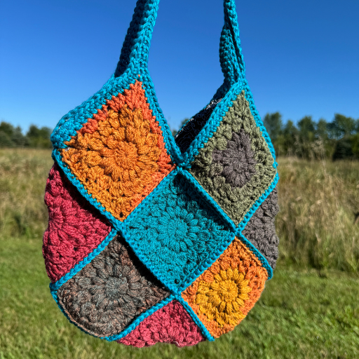 Lucky Granny Square Bag