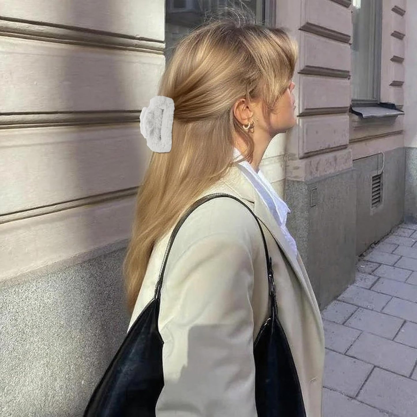 Fuzzy Hair Claw Clips