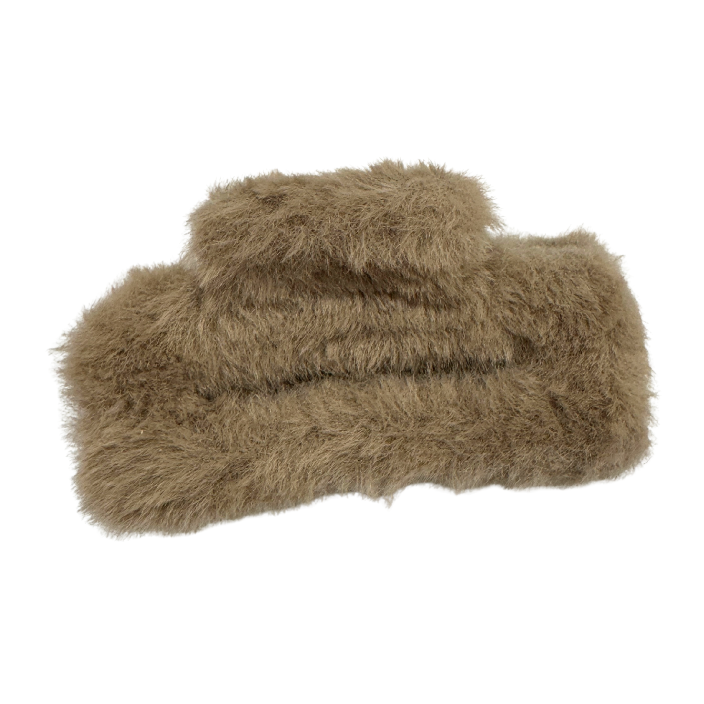 Fuzzy Hair Claw Clips