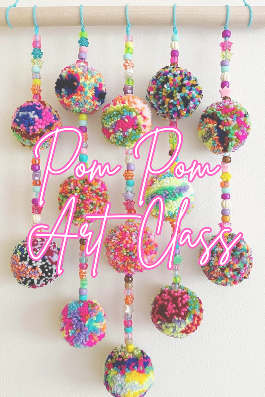 Pom Pom Art Class - August 29