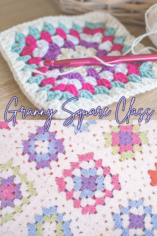 Granny Square Crochet Class- July 23
