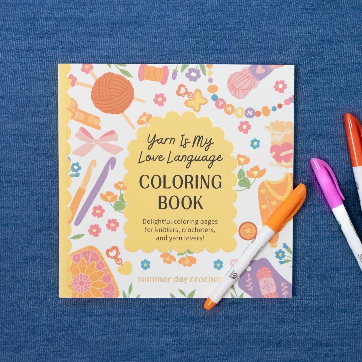 Yarn Coloring Book