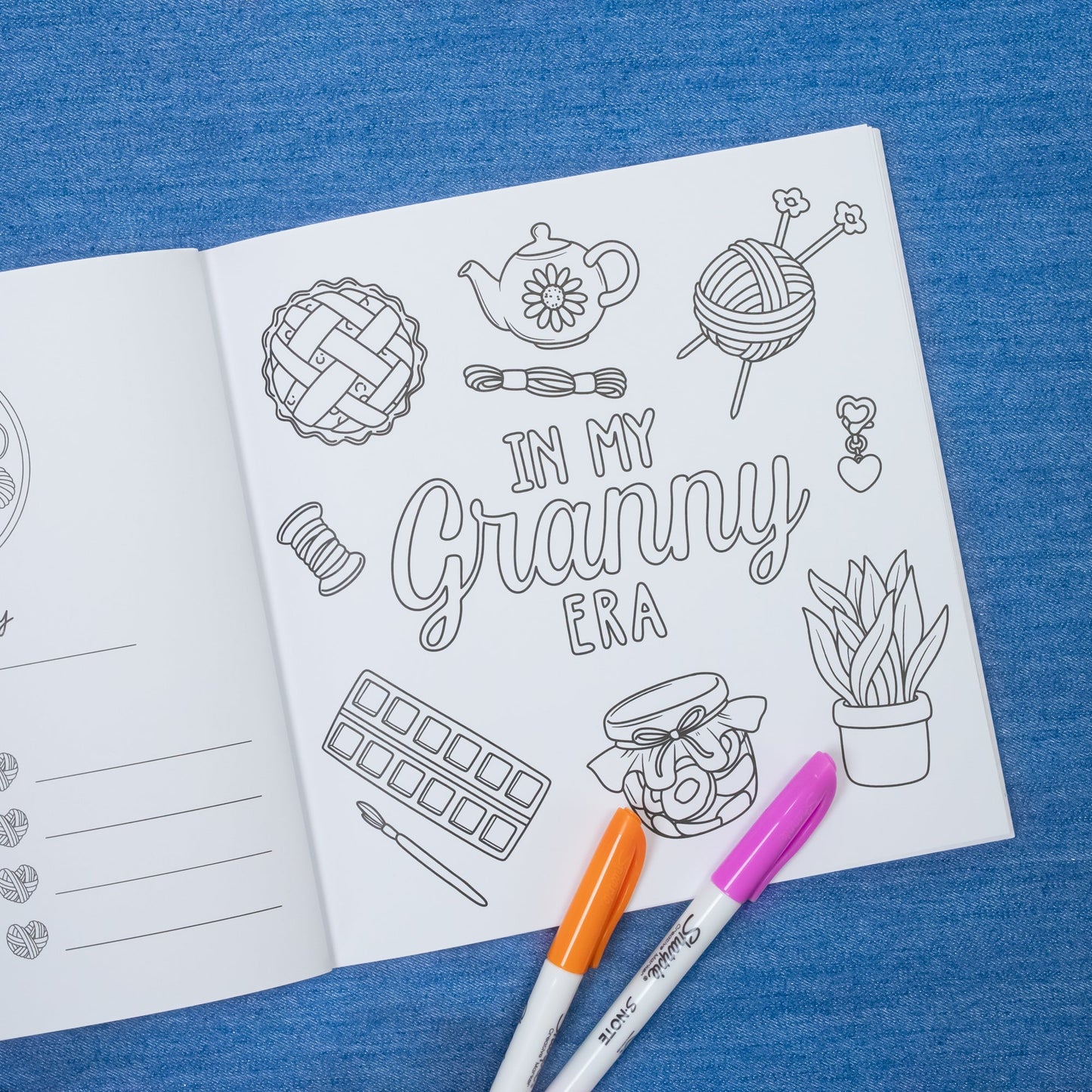 Yarn Coloring Book