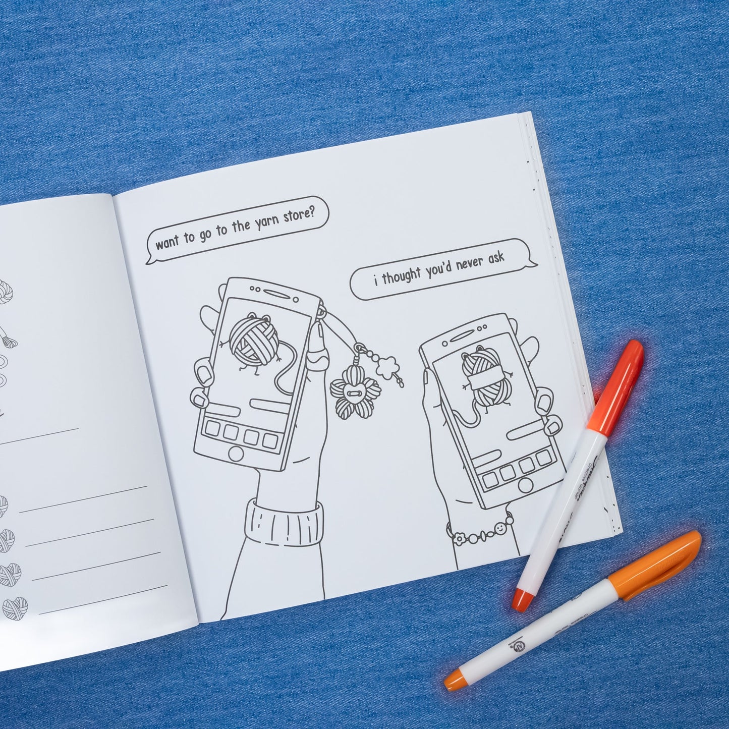 Yarn Coloring Book