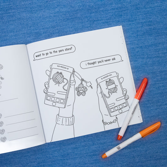 Yarn Coloring Book