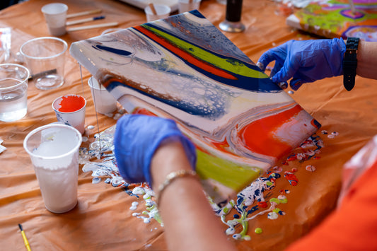 Dutch Pour Painting Class - July 30