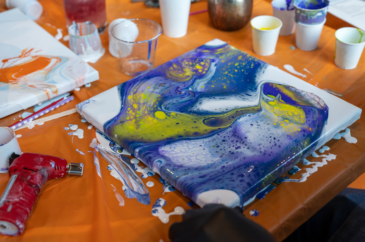Dutch Pour Painting Class - July 30